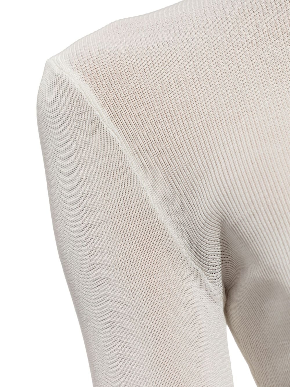 ribbed high-neck top - 5