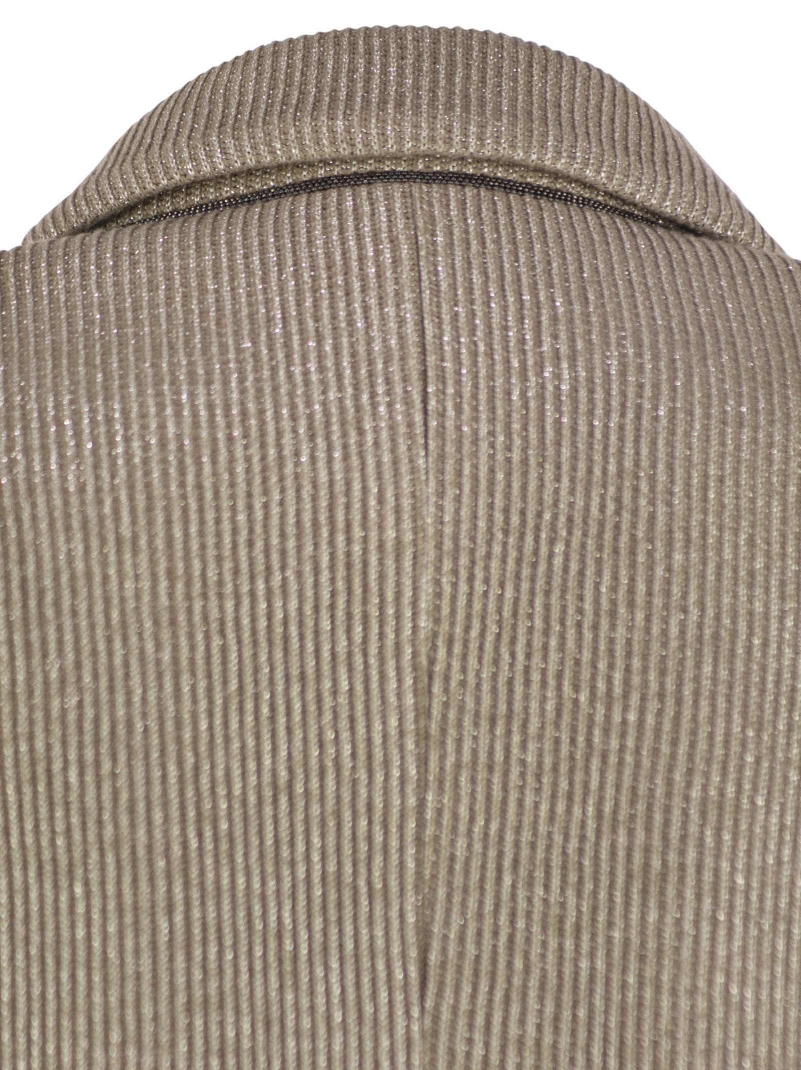 Brunello Cucinelli Women Sparkling English Rib Cotton And Viscose Knitted Jacket With Monili - 4