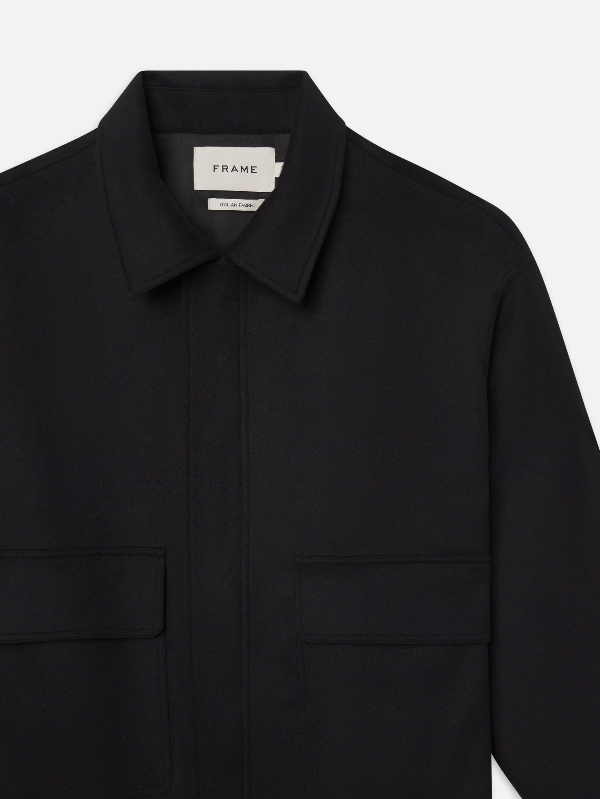 Wool Cashmere Blouson in Black - 2