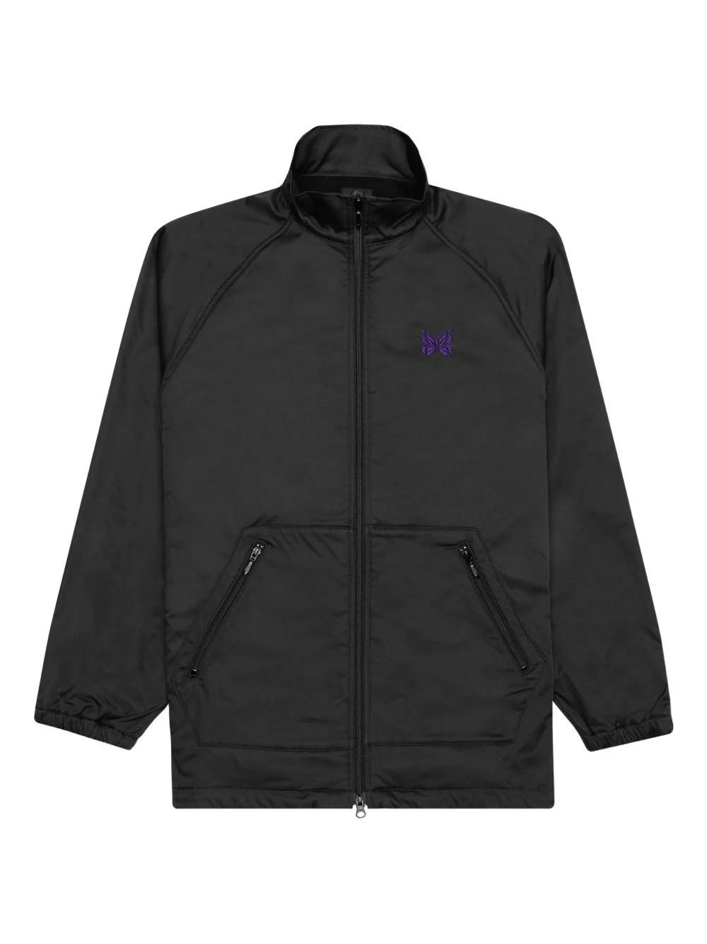 embroidered zip-front jacket - 1