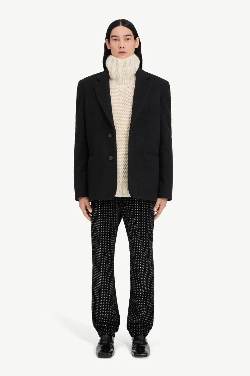 Wool blend blazer 1