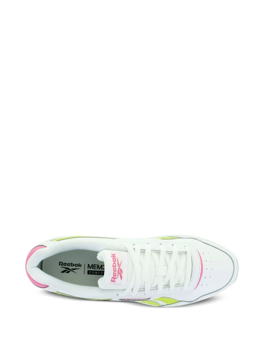 Glide "White/True Pink/Acid Yellow" sneakers - 3