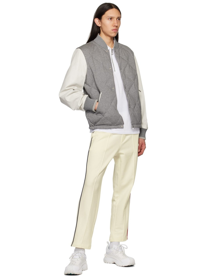 Moncler Off-White Piped Lounge Pants outlook