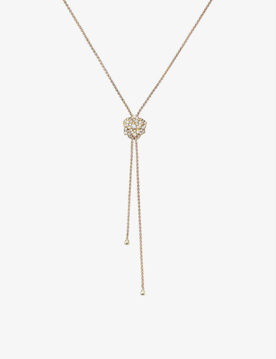 Piaget Rose 18ct rose-gold and 0.72ct brilliant-cut diamond pendant necklace outlook