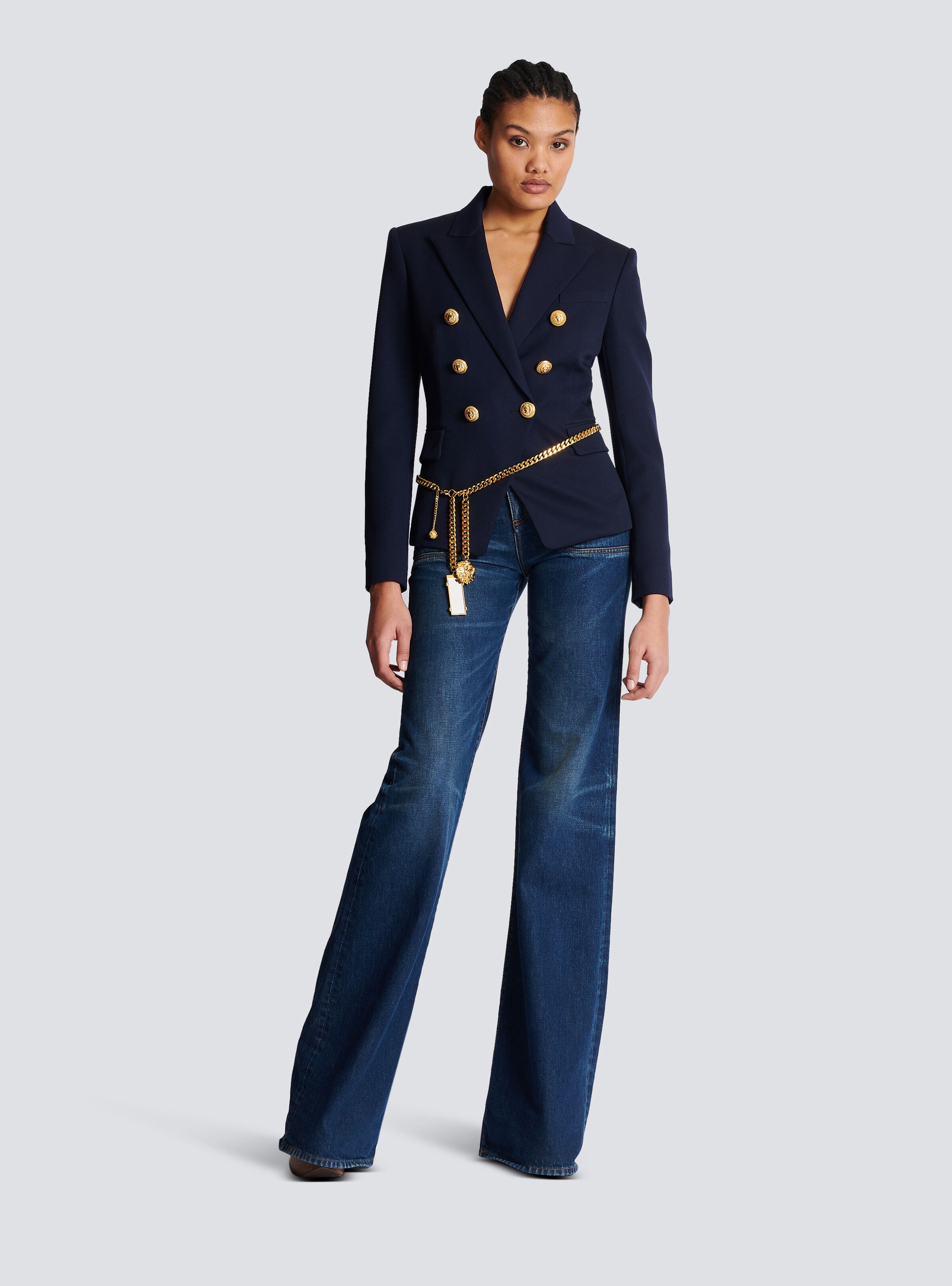 Wool double-breasted jacket - 2