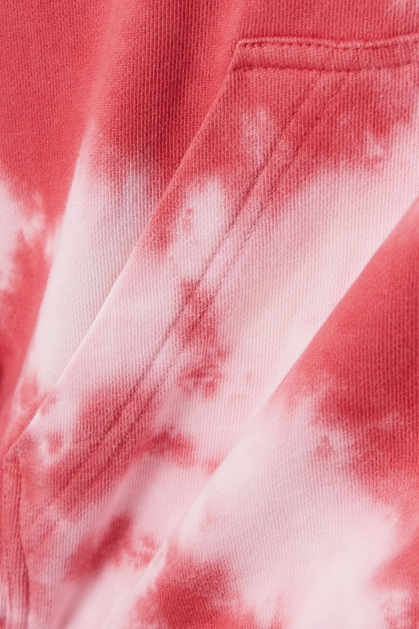 Printed tie-dyed cotton-jersey hoodie - 4