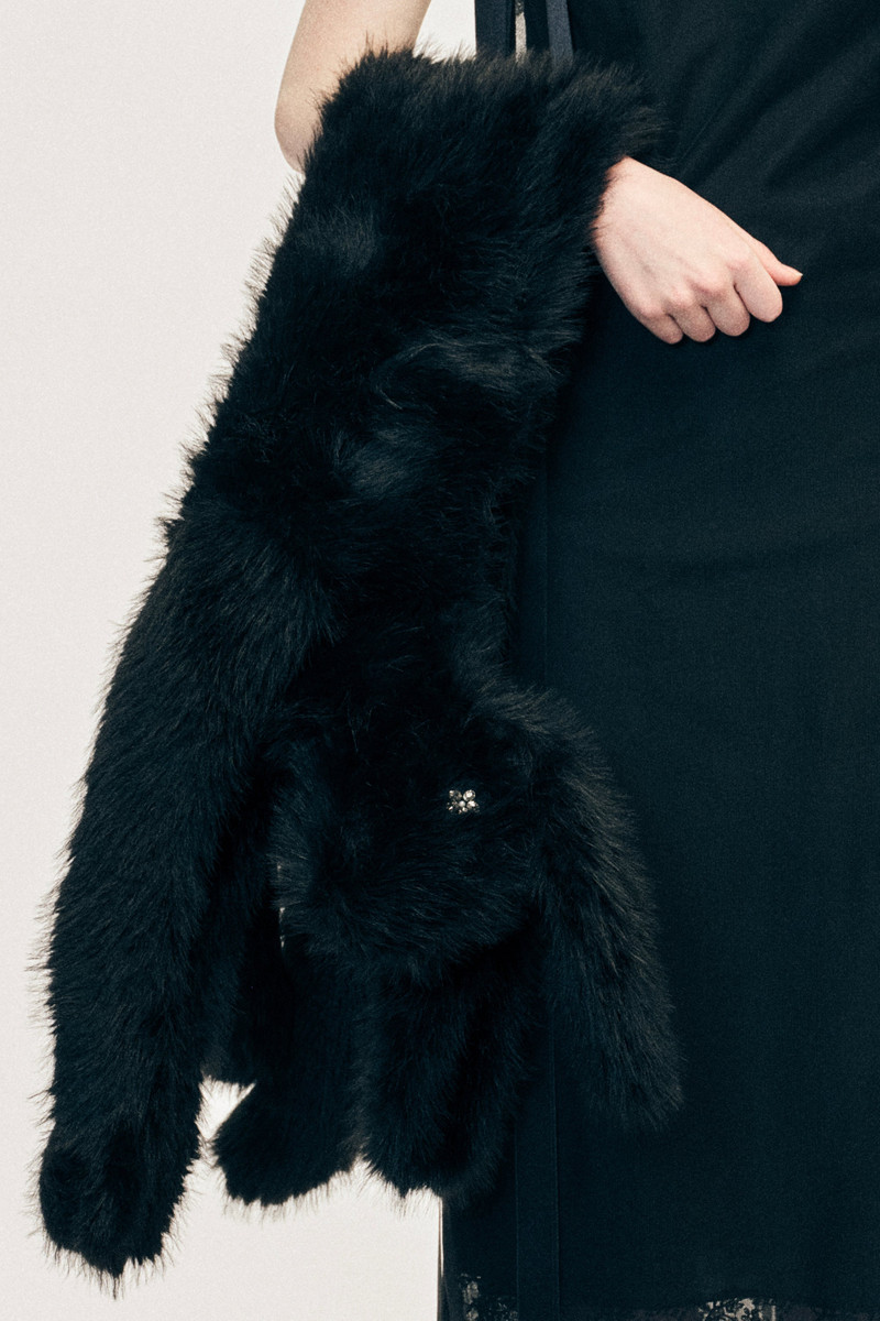 Long Faux Fur Hare Scarf 3