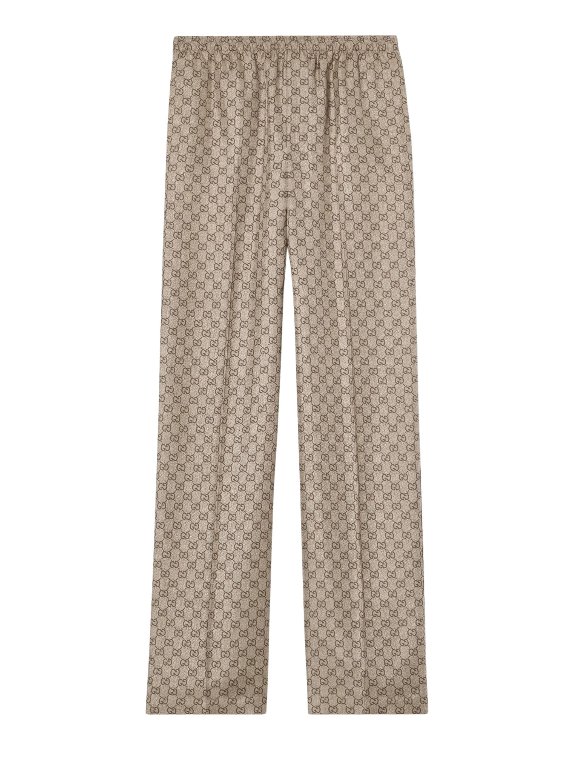 Silk twill trousers - 1