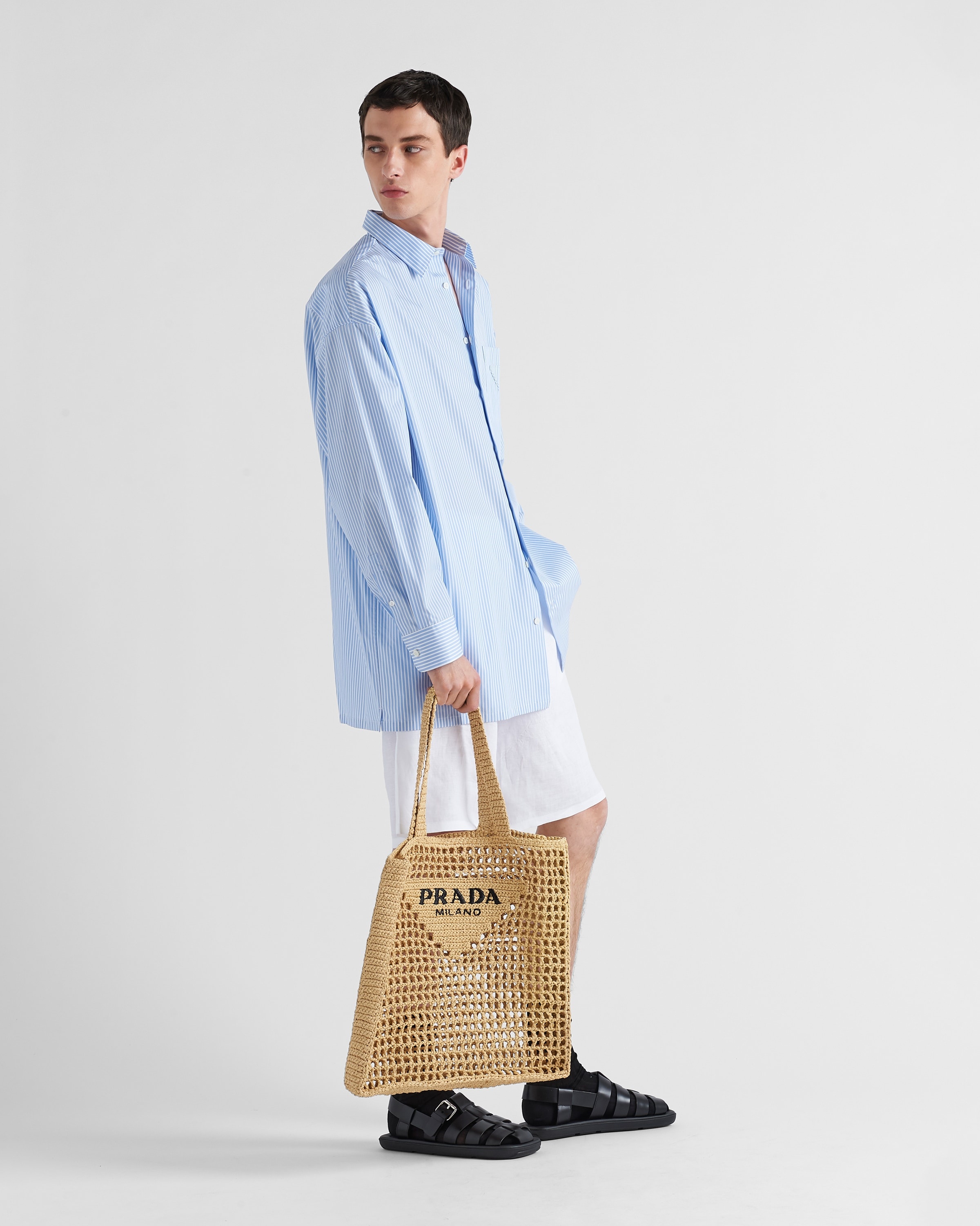 Crochet tote bag with logo - 2