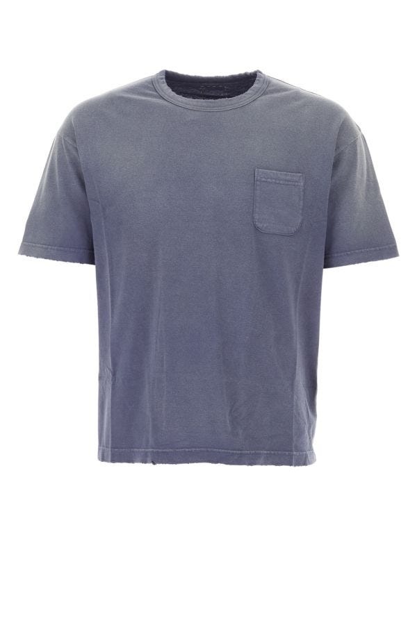 Visvim Man Purple Cotton Jumbo T-Shirt - 1