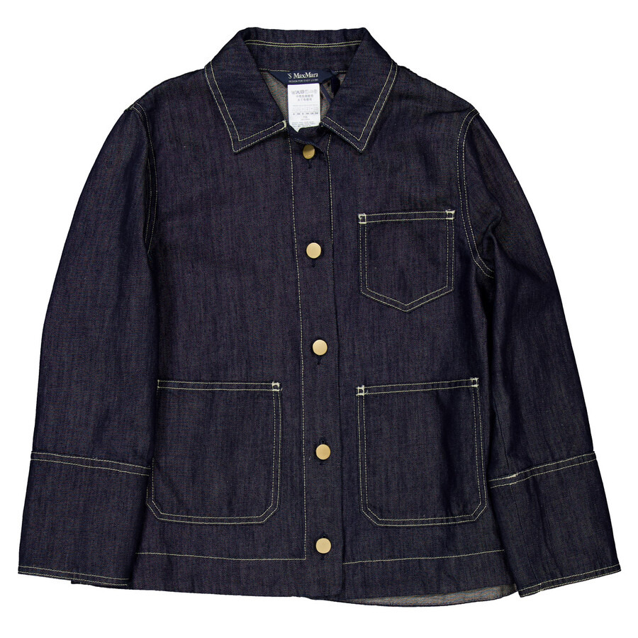 Max Mara Ella Washed Denim Jacket - 5