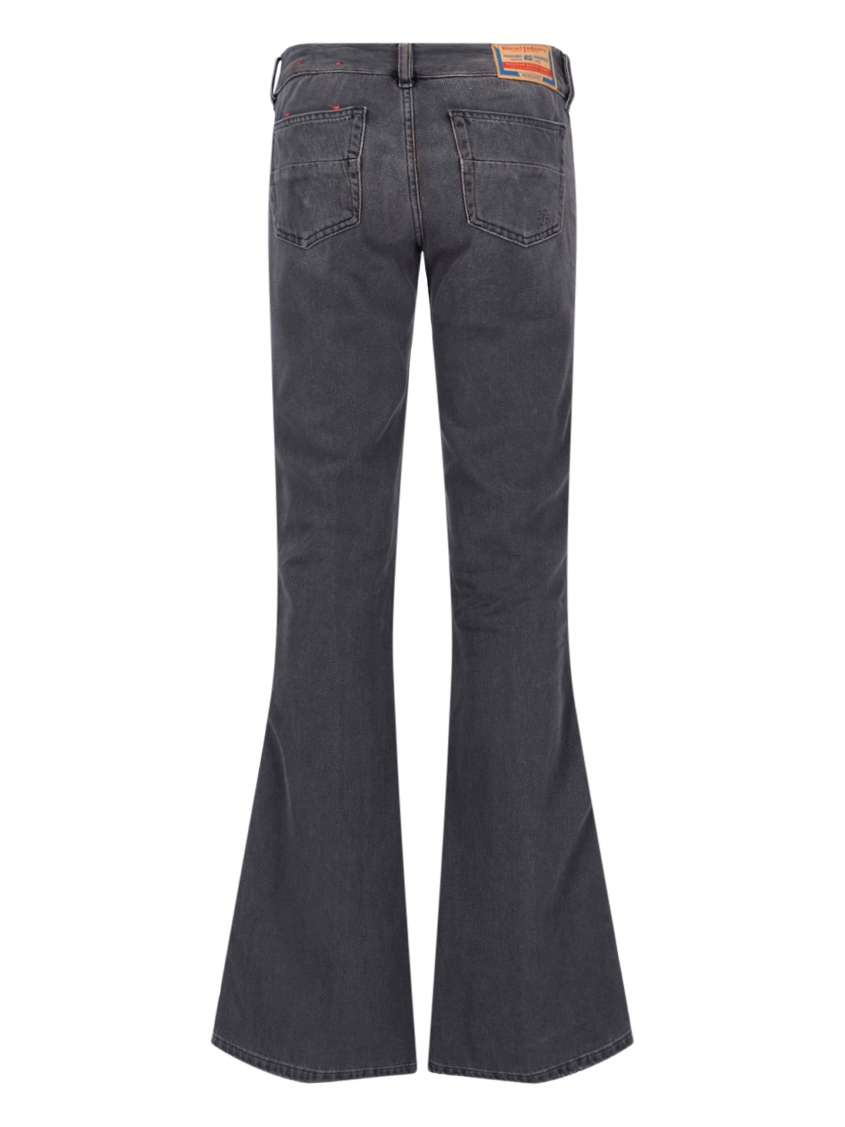 DIESEL Dハッシュ 09k14 フツカット フレア シンス 【関税込】 Women's Bootcut Jeans | Black/Dark grey | Diesel D-Hush