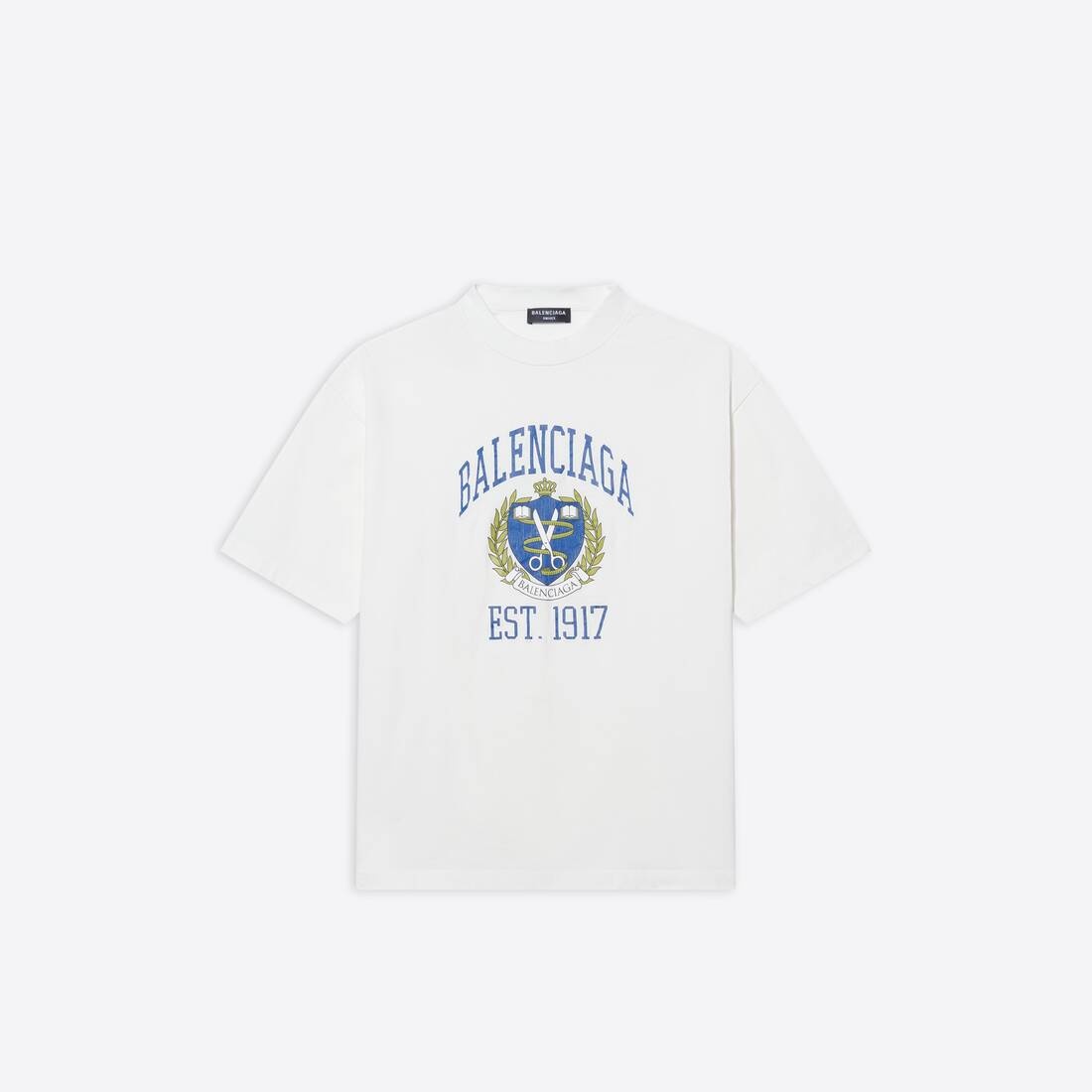 College T-shirt Medium Fit in White - 1