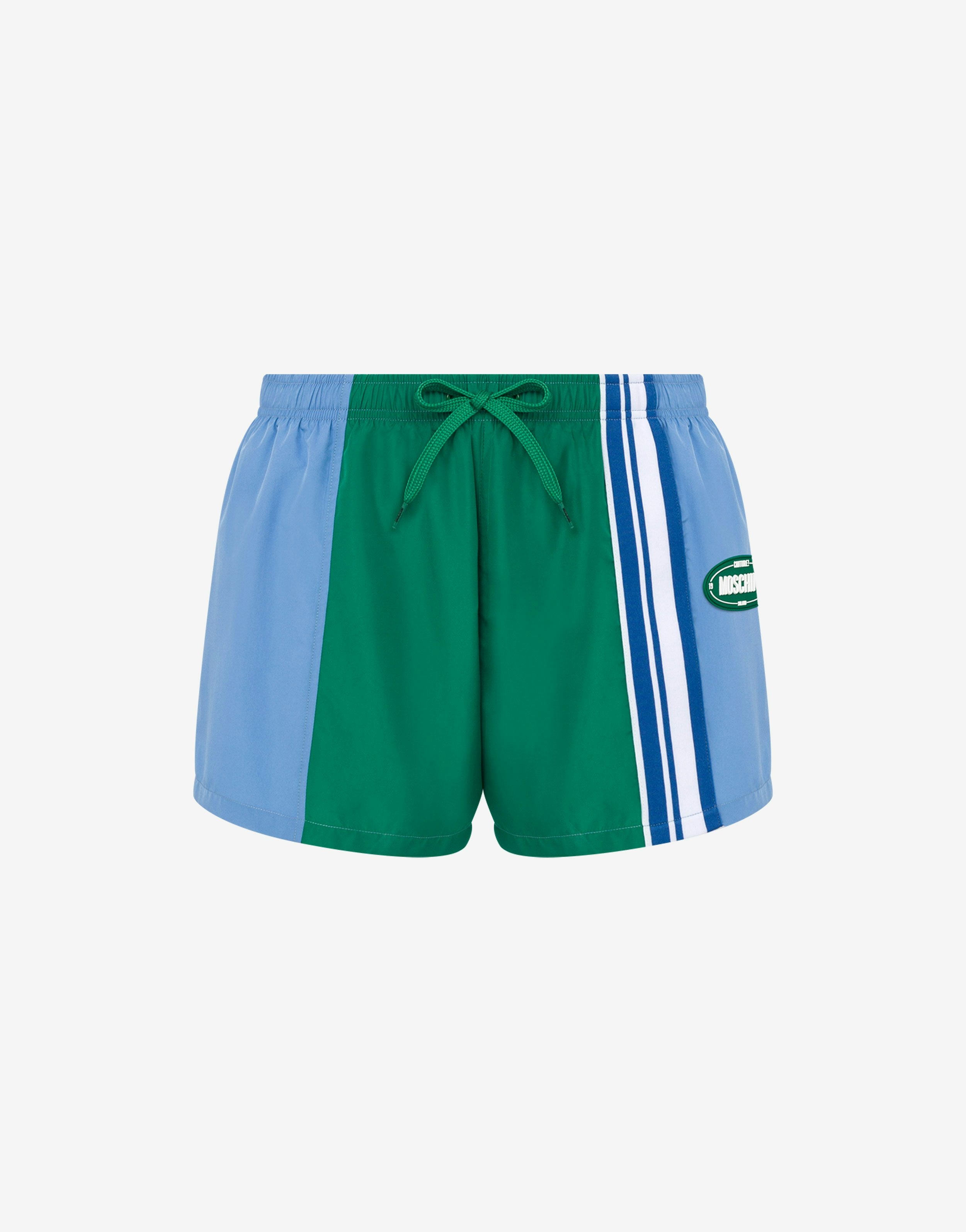 OVAL PATCH SWIM TRUNKS - 1