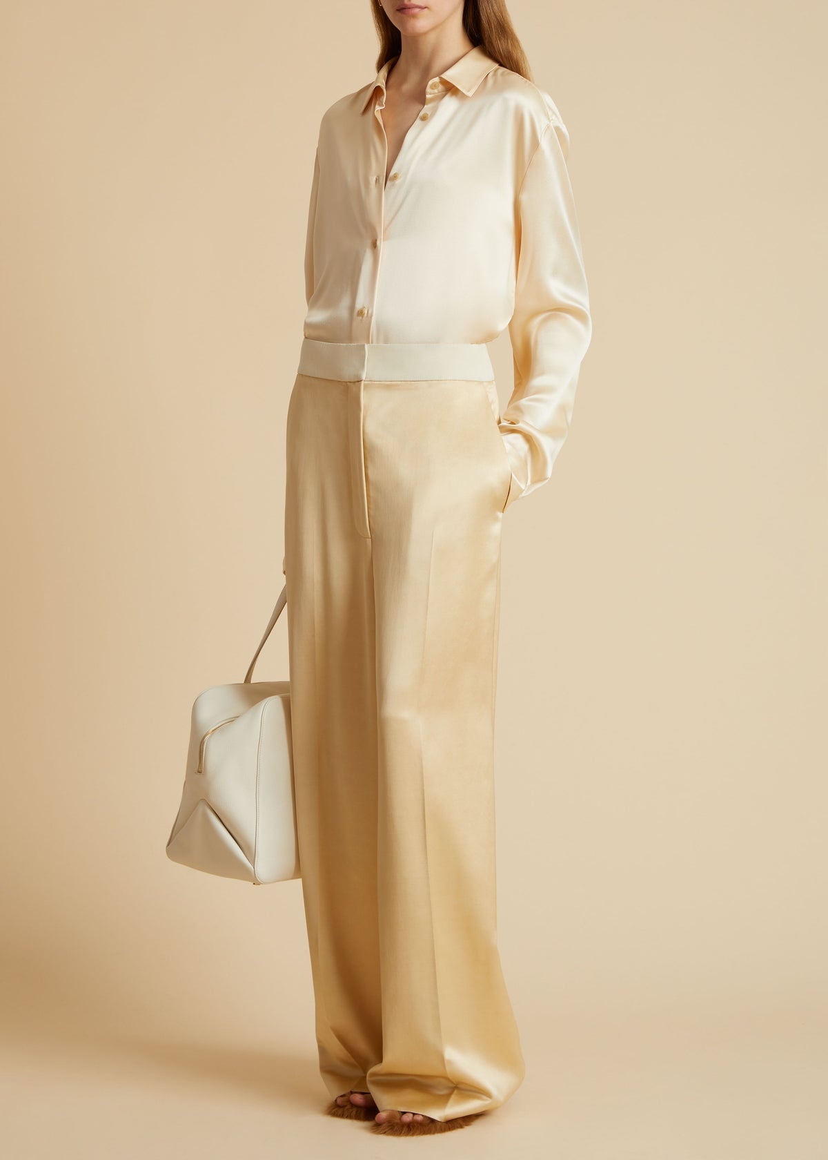 Argo silk-charmeuse shirt - 1