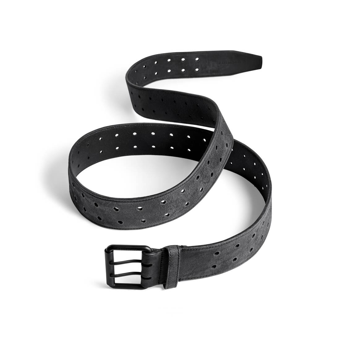 Men's Double Holes Belt  in Black - 3