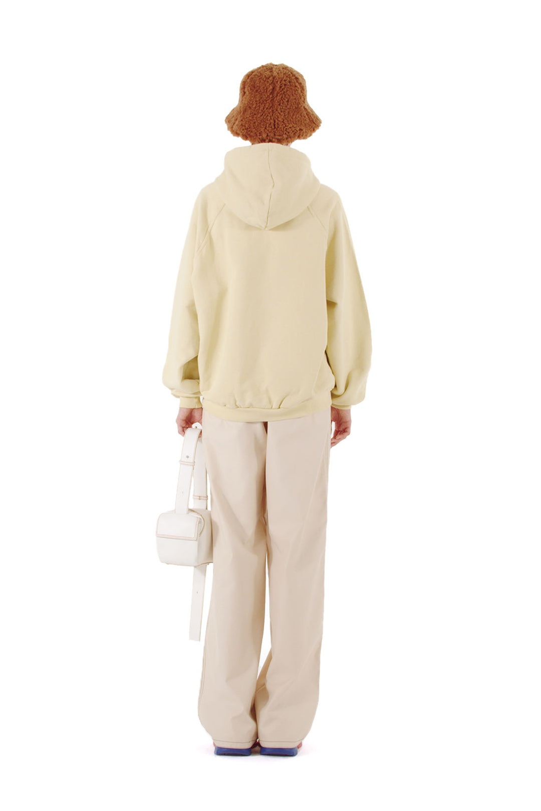 LIGHT YELLOW HOODIE WITH LOGO - 2
