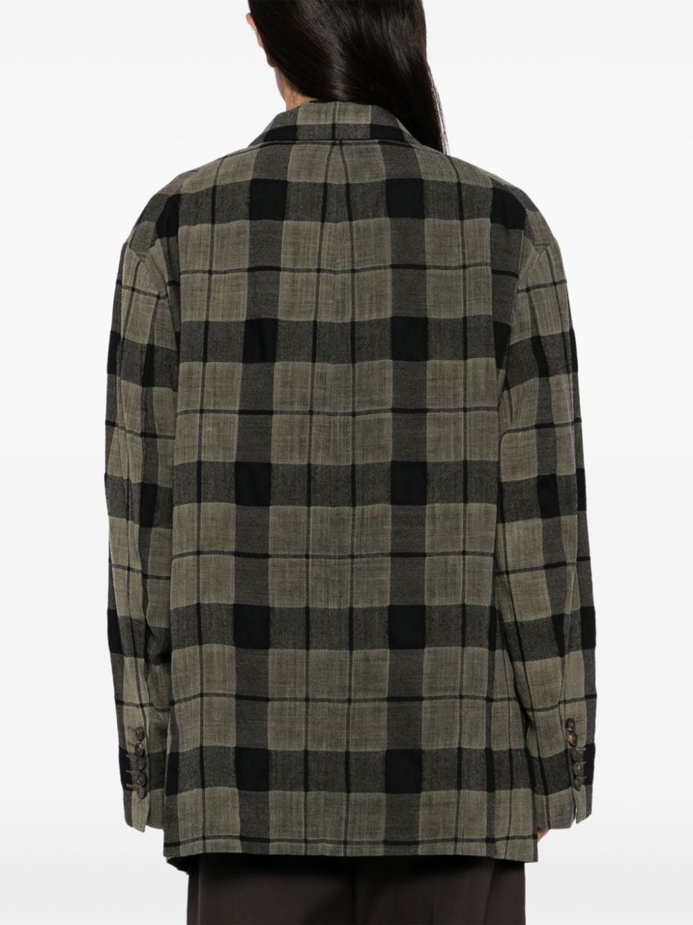 check pattern blazer - 4
