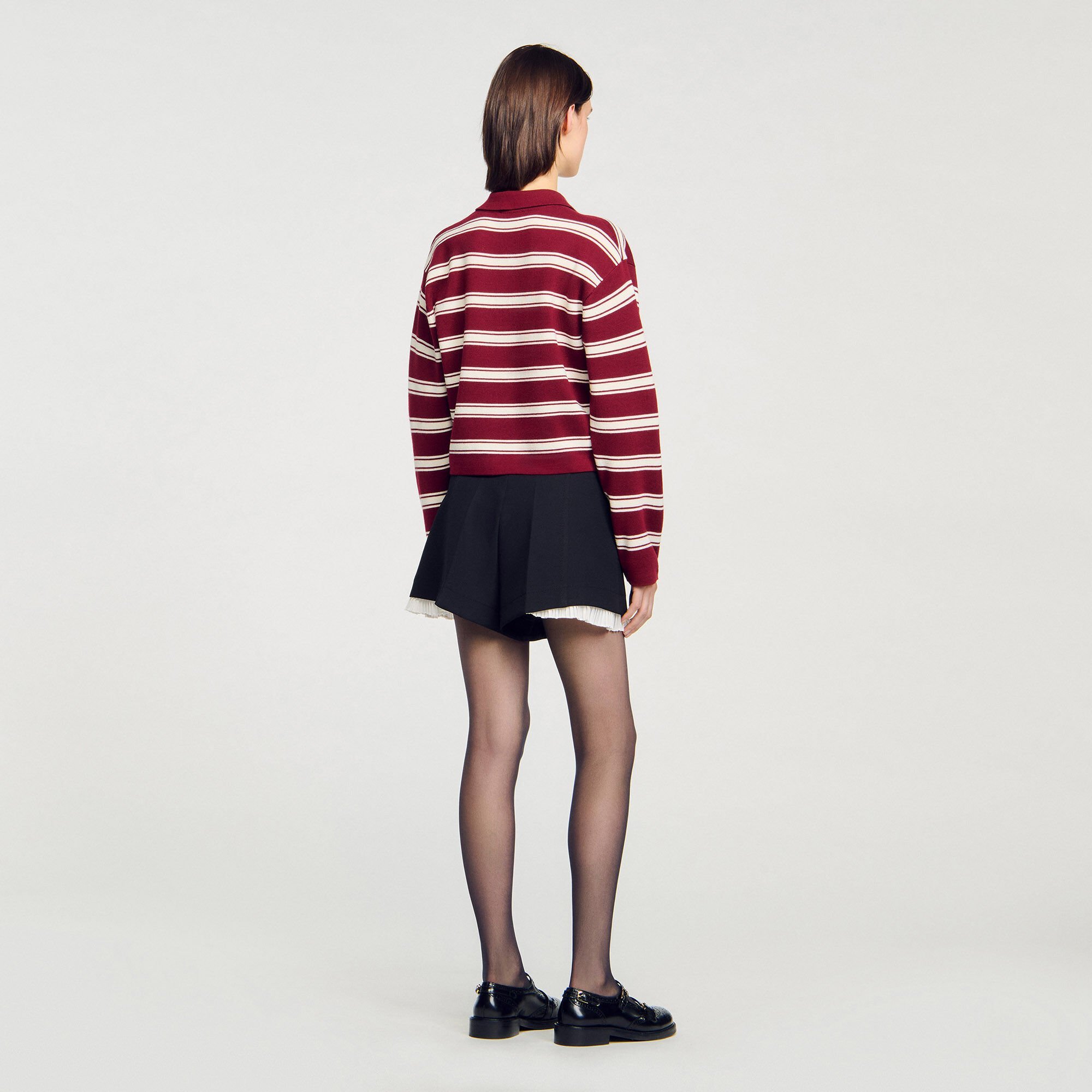 STRIPED POLO SWEATER - 5