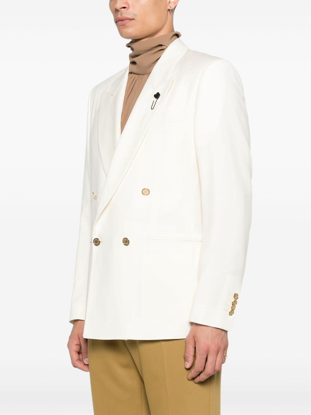 double-breasted blazer - 3