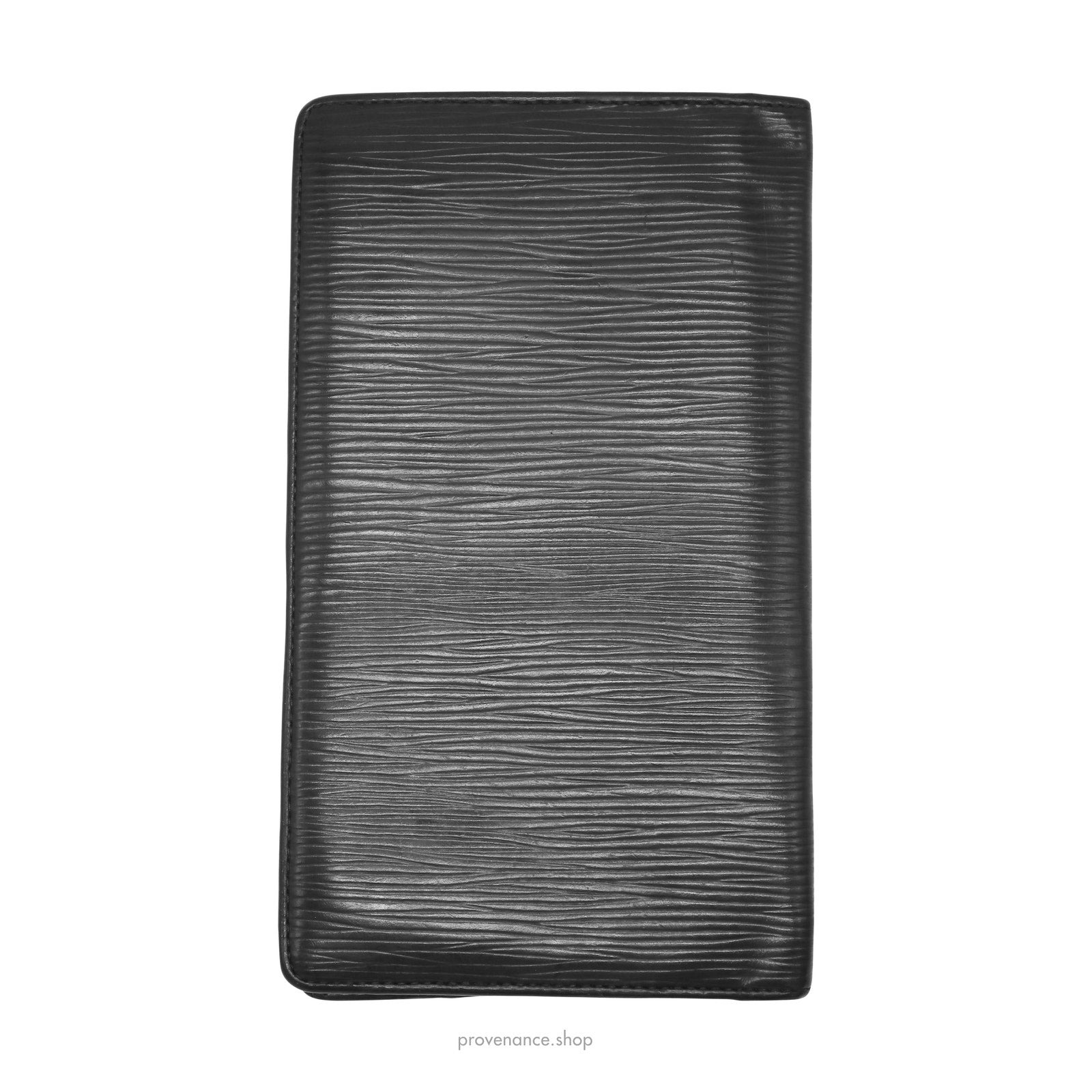 Louis Vuitton Long Wallet - Black Epi Noir Leather - 3