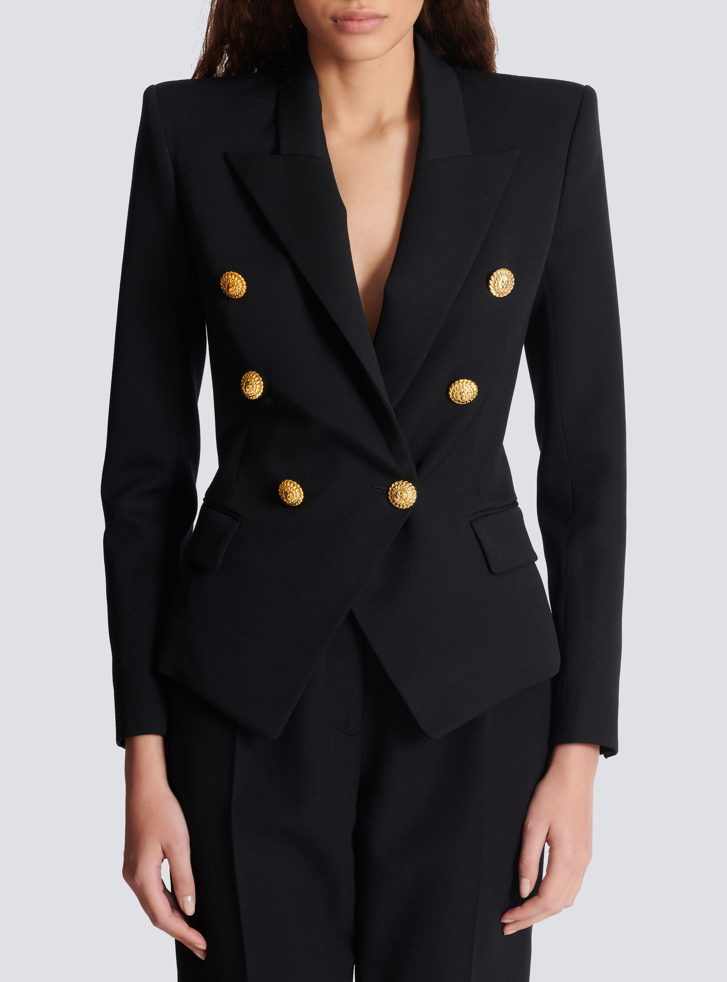 Grain de poudre 6-button fitted jacket - 5