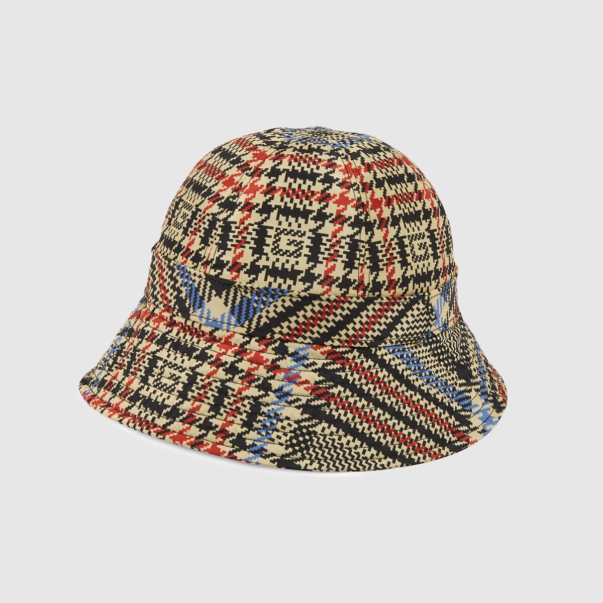 Square G print nylon bucket hat - 1