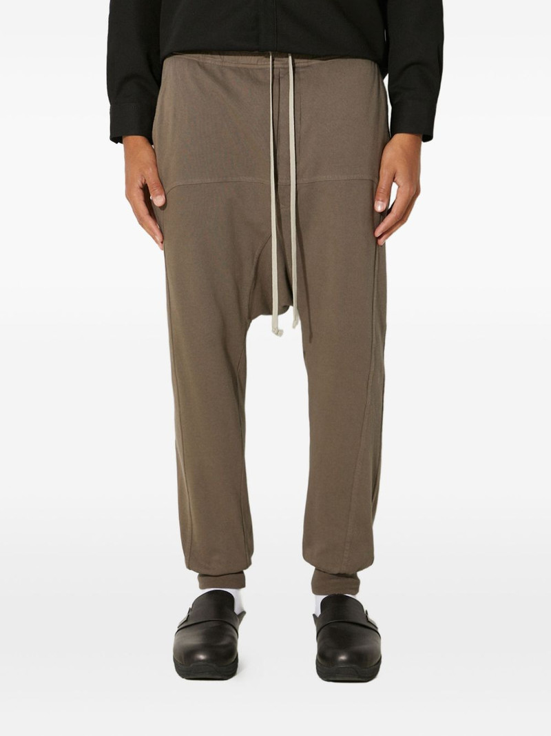 drawstring drop-crotch trousers 1