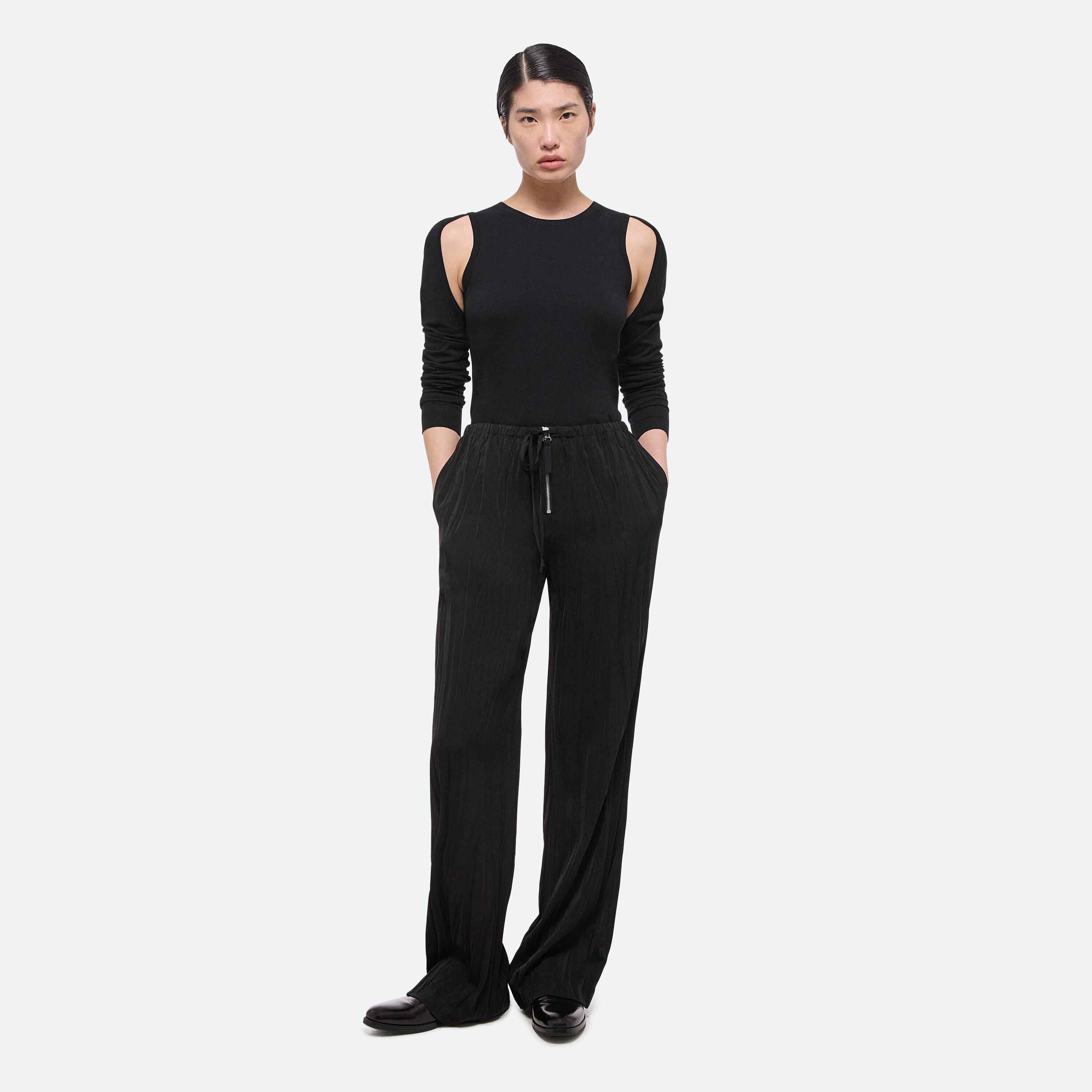 CRUSHED SATIN PANT - 2
