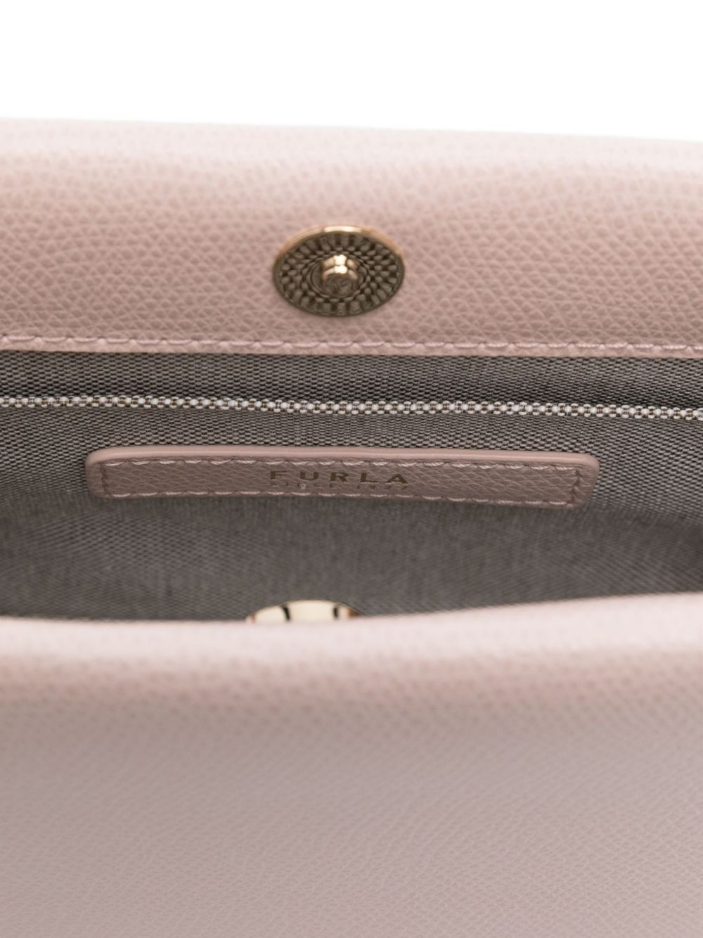 chain-strap leather cross body bag - 5