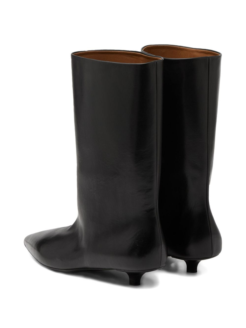 Spino pointed-toe leather boots - 4