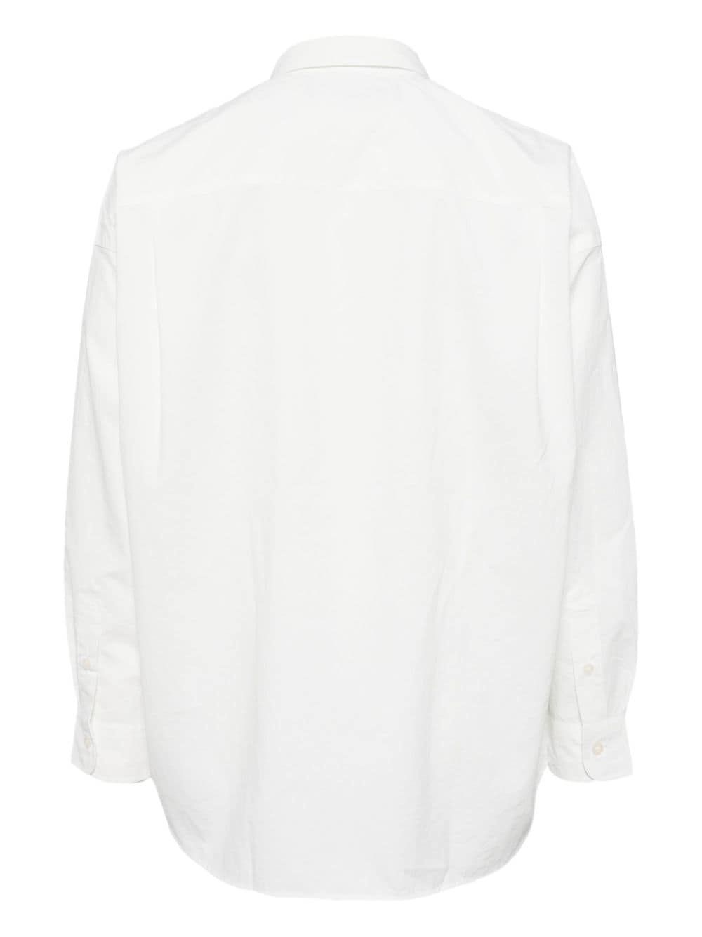 logo-print long-sleeve shirt - 2