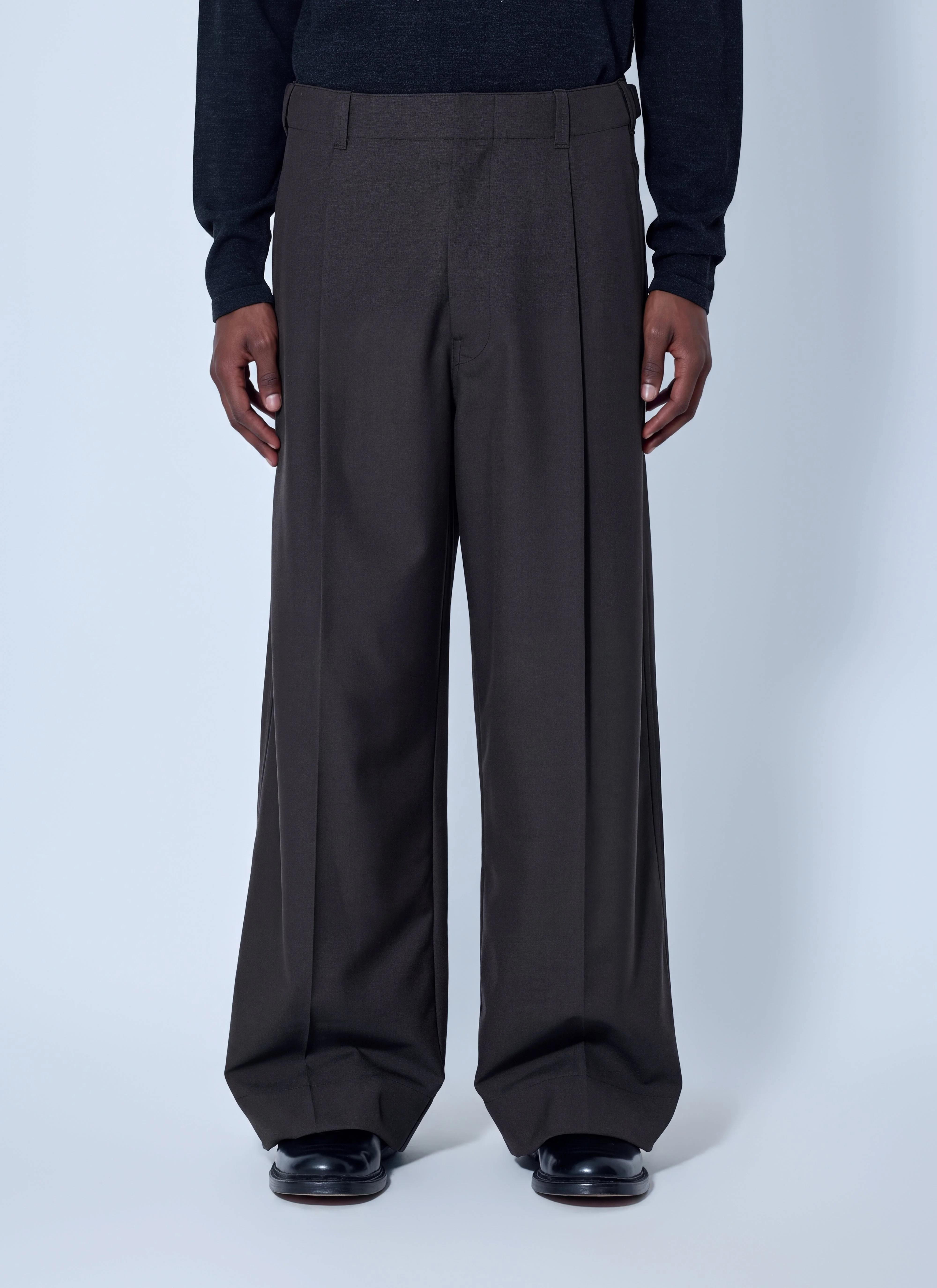 Lemaire Men Single Pleat Tailored Pants - 1