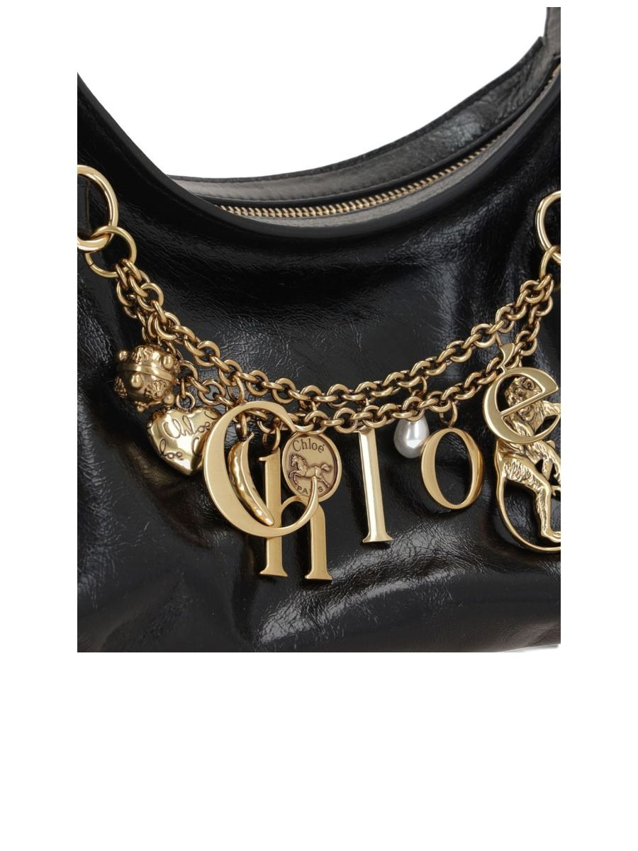 Chloé Charms Hobo Bag in Shiny Leather - 2