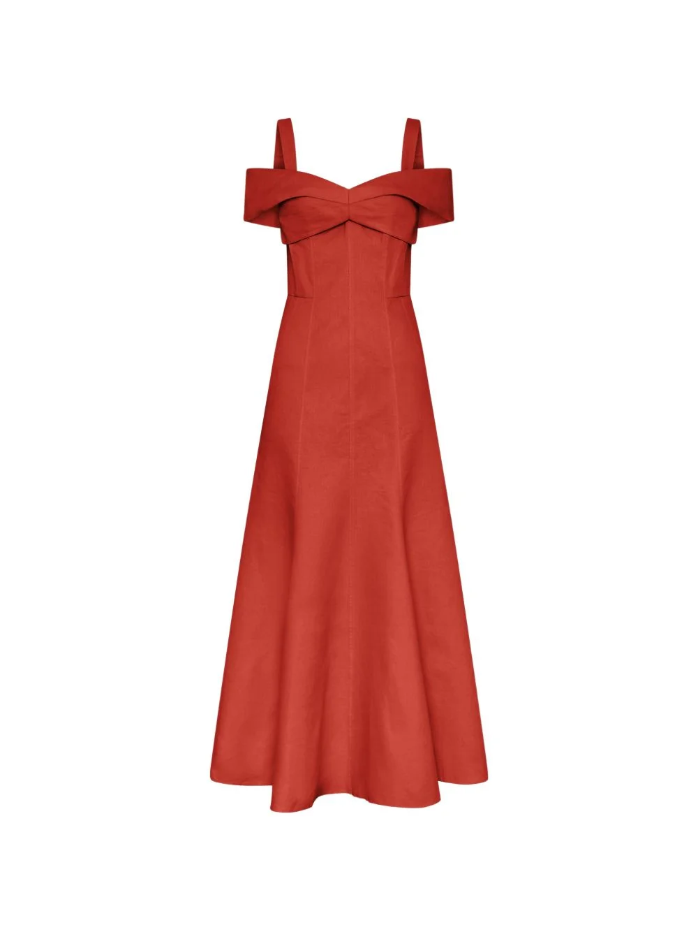 Ivana off-shoulder midi dress - 1