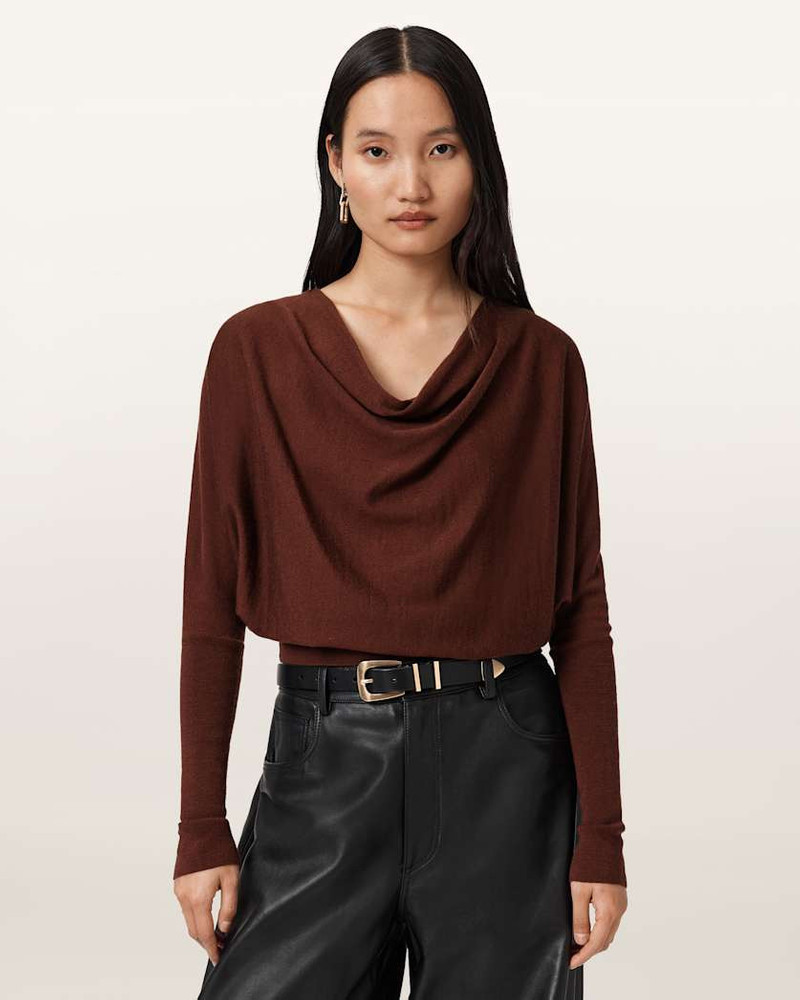 ALLSAINTS RIDLEY CROPPED SWEATER outlook