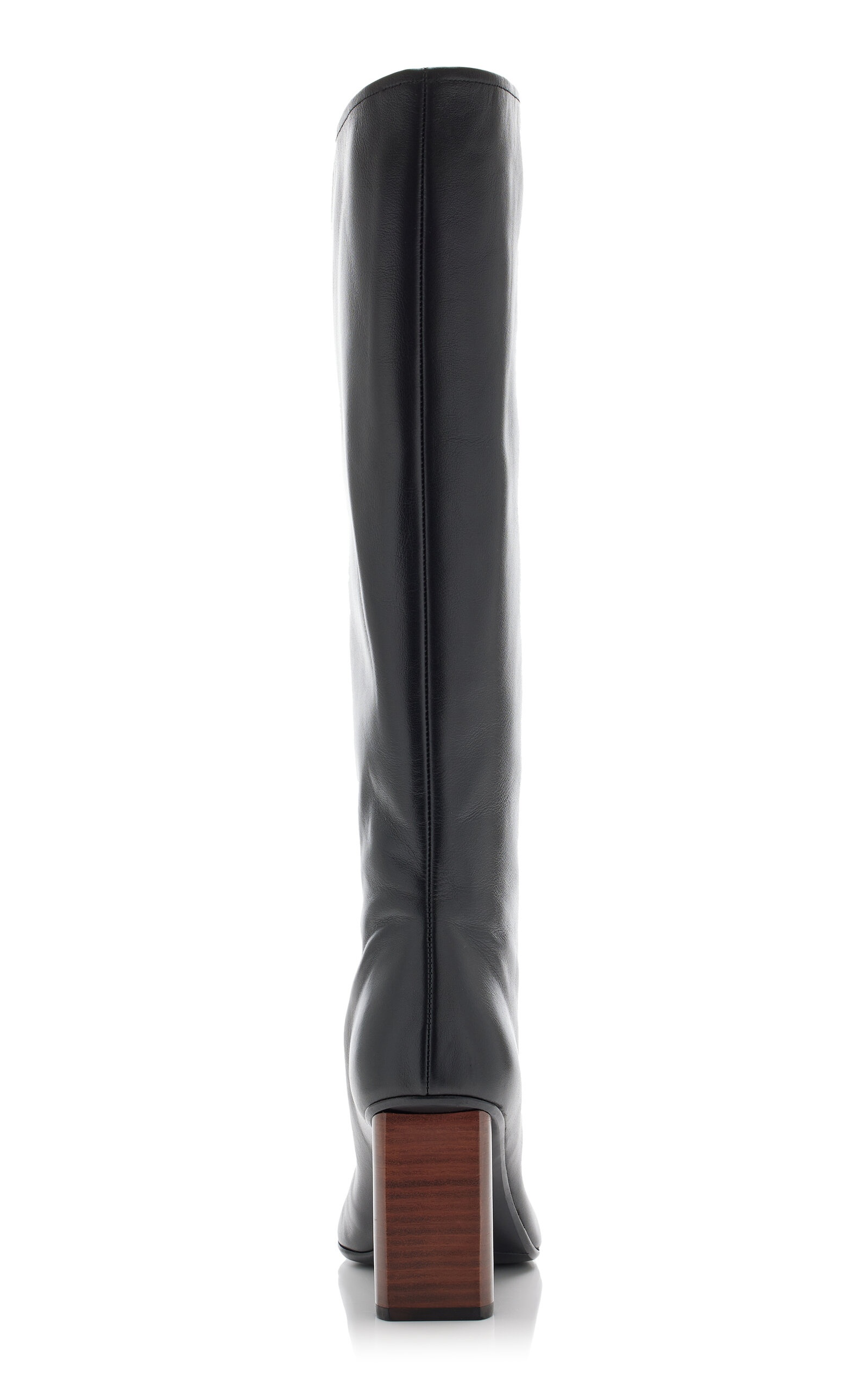 Leather Knee Boots black - 3