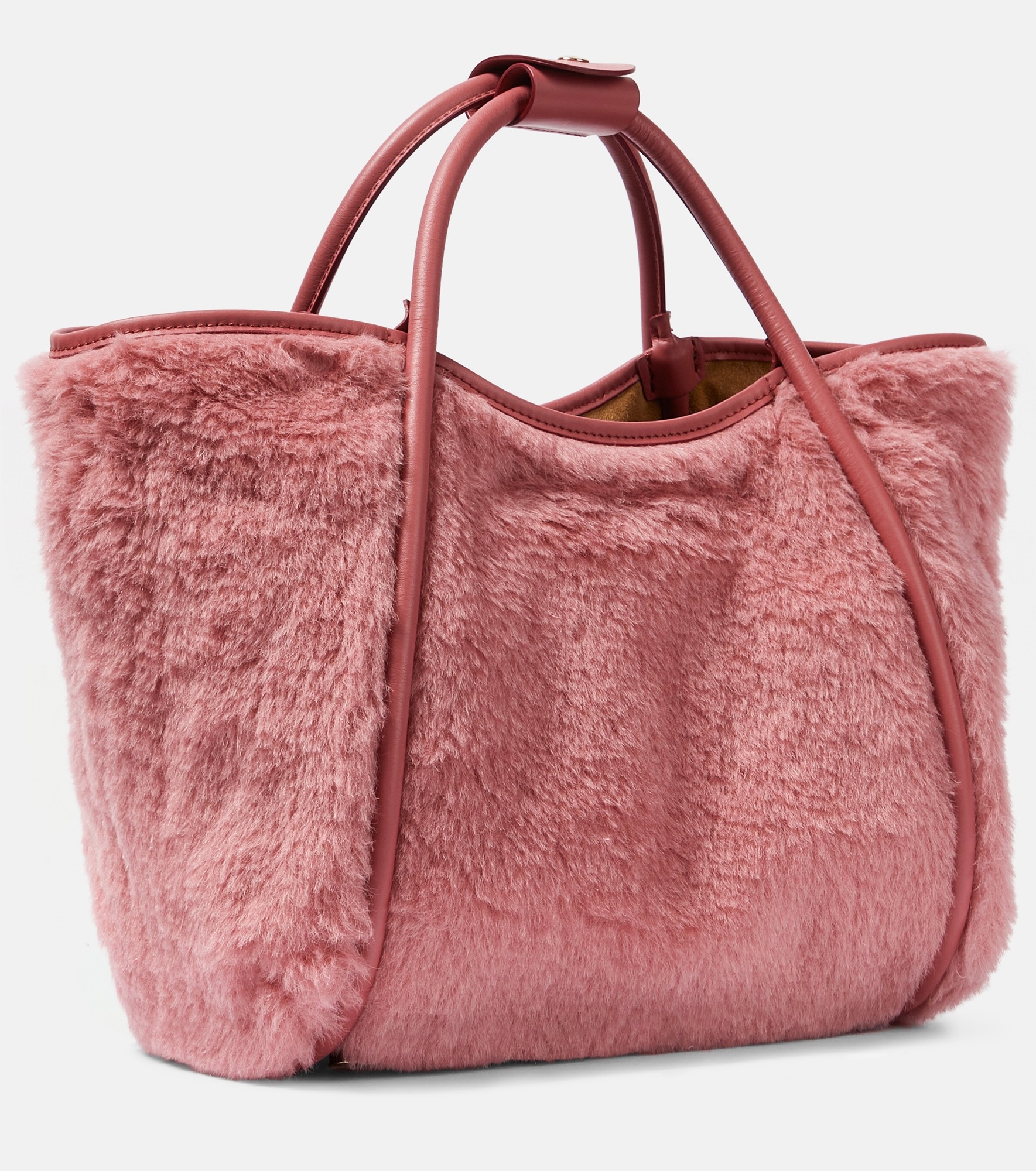 Marine Medium teddy tote bag - 4