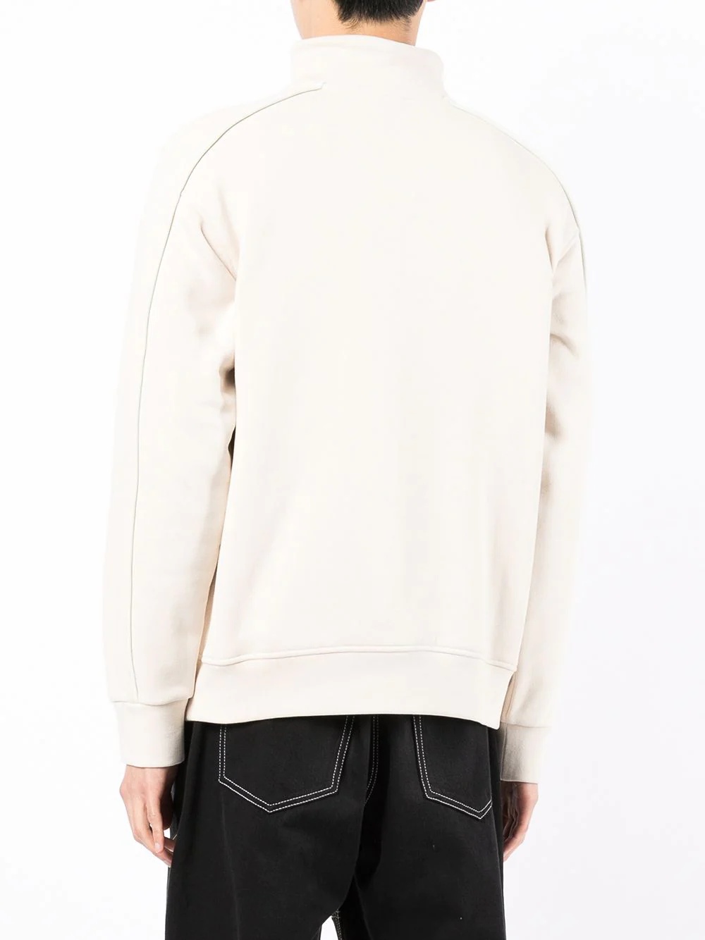 half-zip long-sleeve sweatshirt - 4