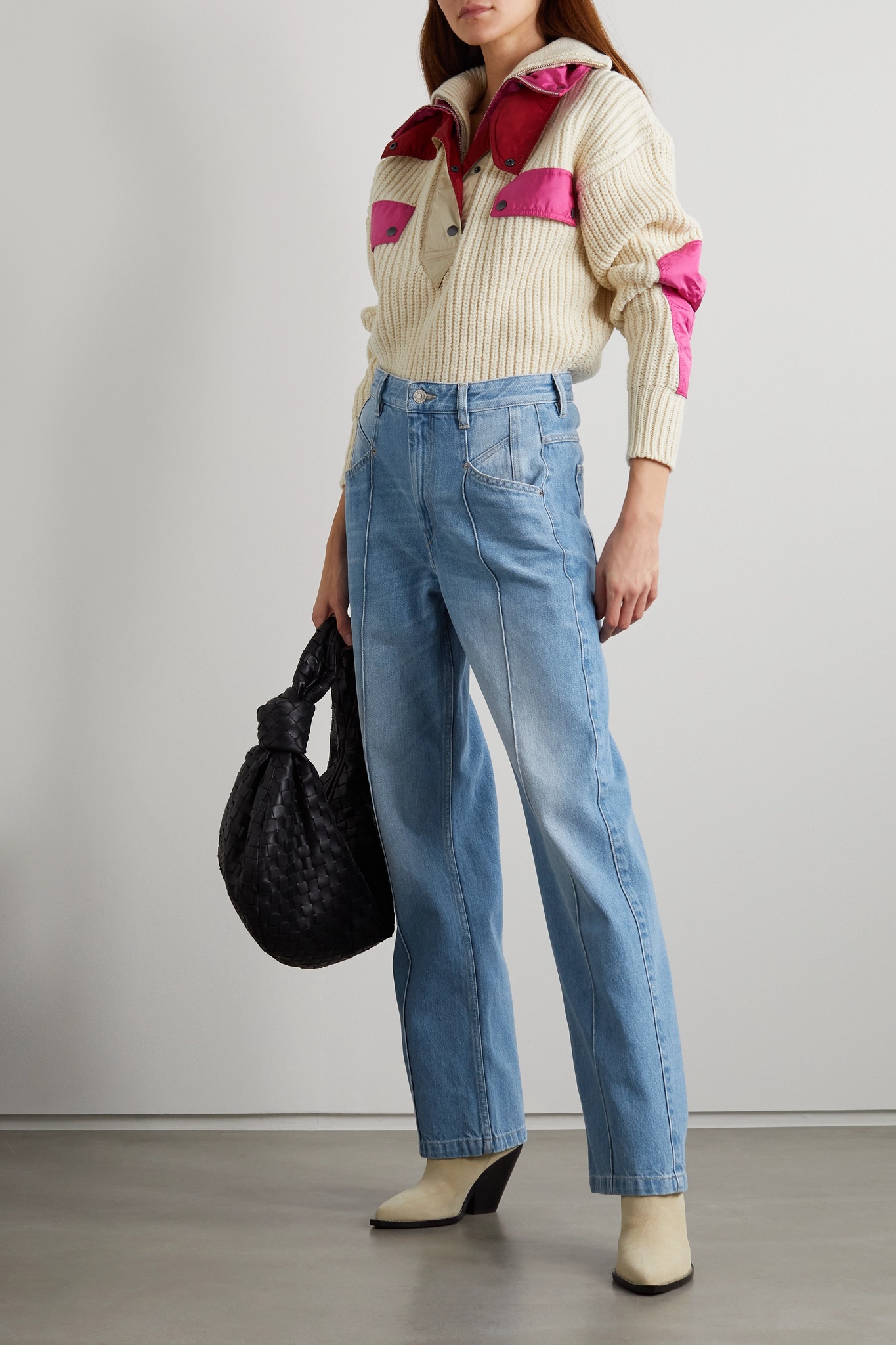 High-rise straight-leg jeans - 2
