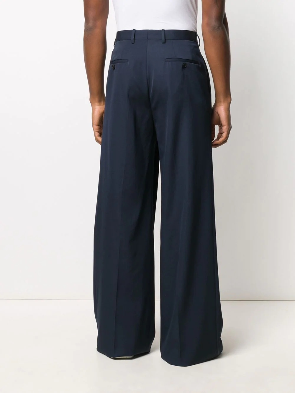 wide-leg tailored trousers - 4