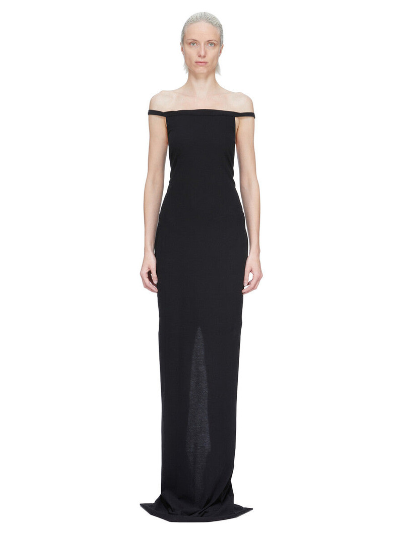 Rick Owens Temple layered cotton jersey maxi dress outlook