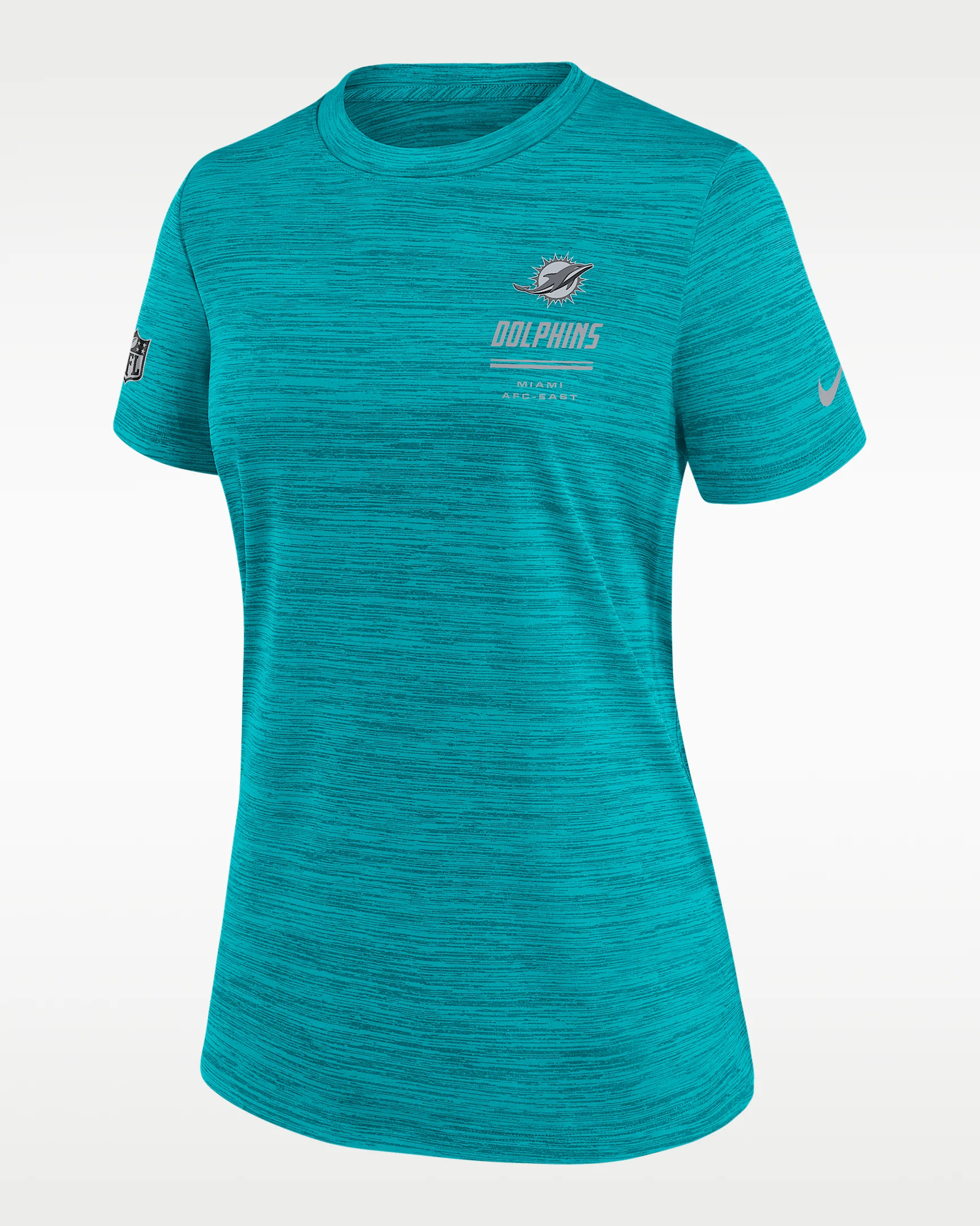 Miami Dolphins Sideline Velocity Women's Nike Dri-FIT NFL T-Shirt - 1