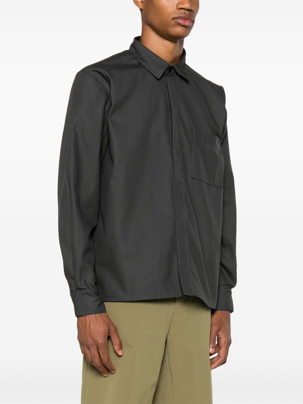 long-sleeves cotton shirt - 3