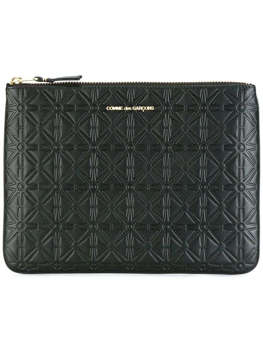 embossed zip wallet - 1