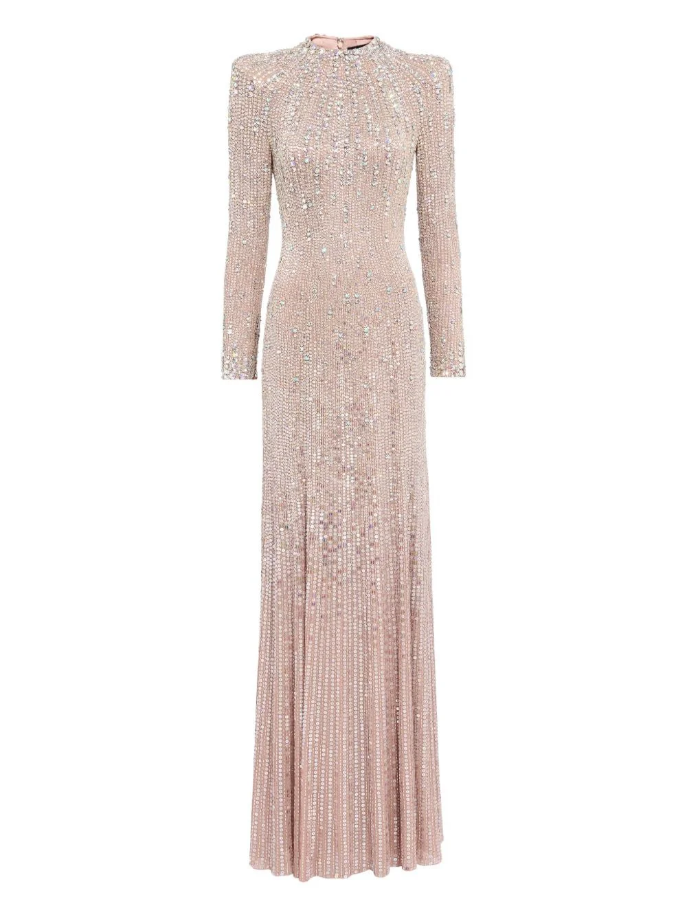 Rory embellished mock-neck maxi dress - 1