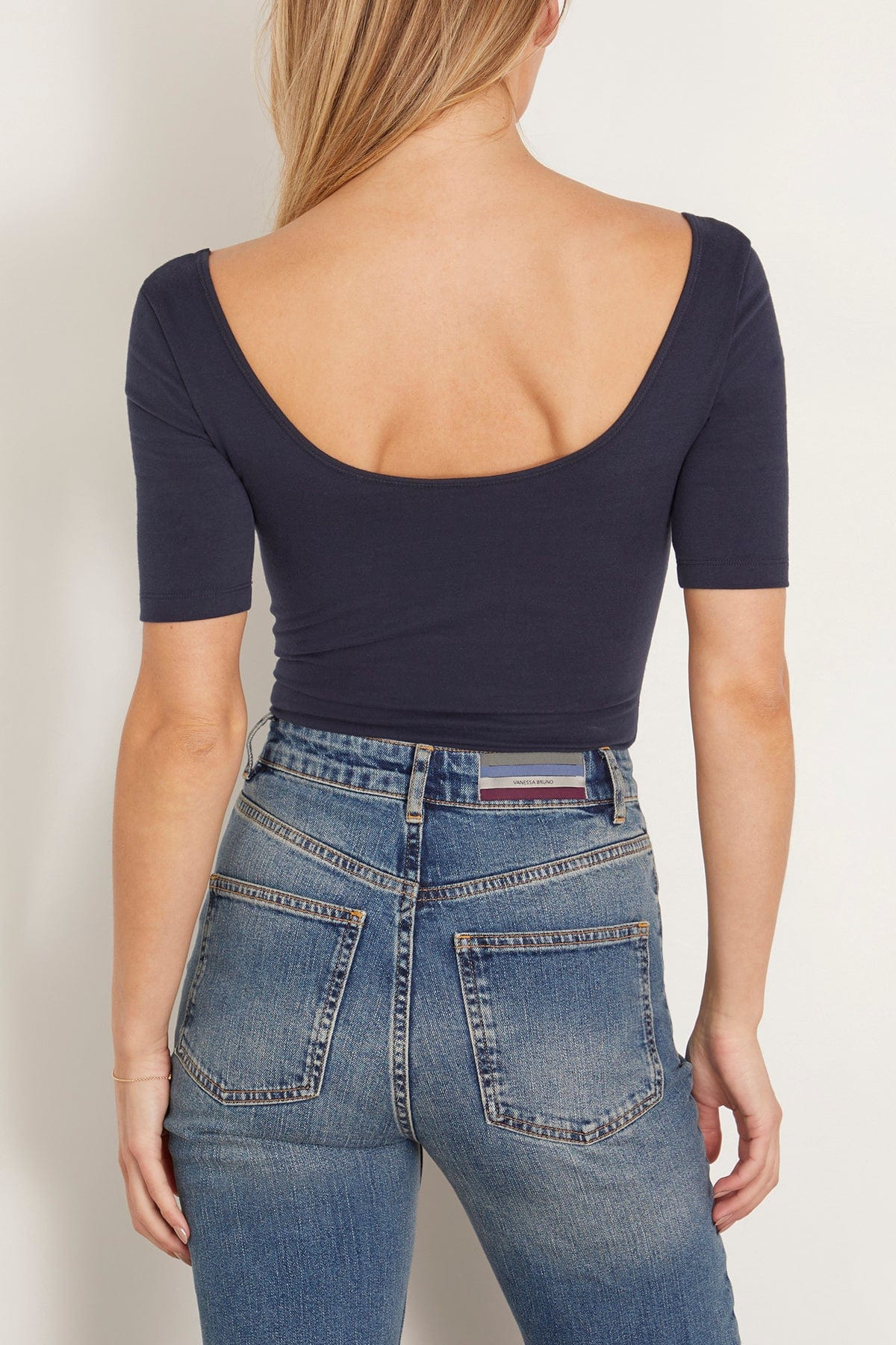 Pien Bodysuit in Navy - 4