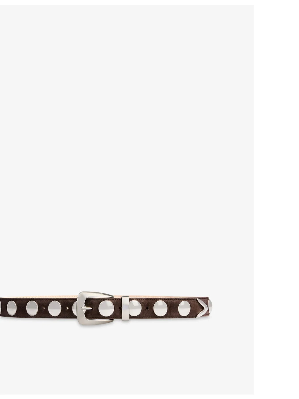 Benny Studded Suede Belt - 1