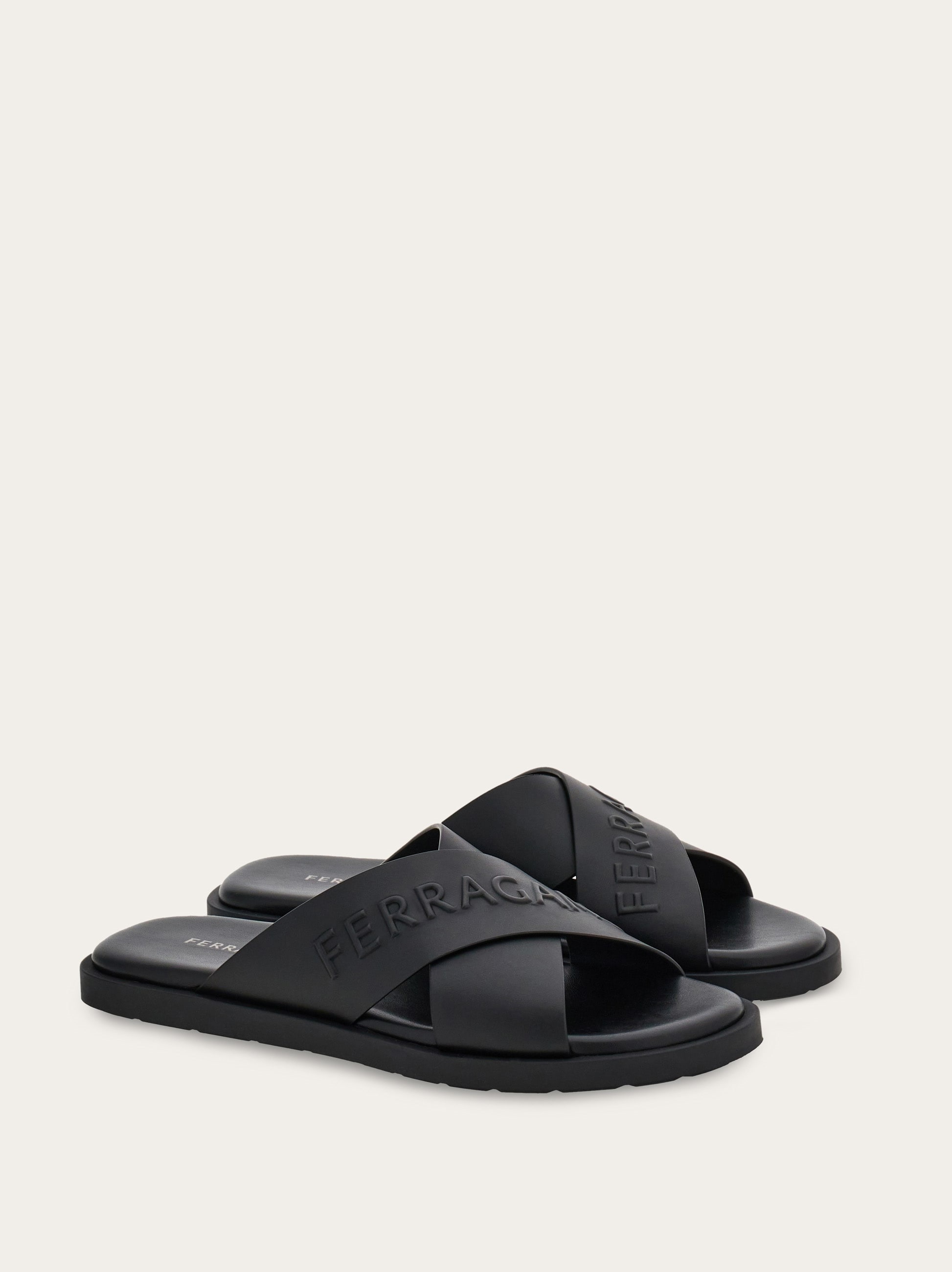 Sandal with crossover straps - 4