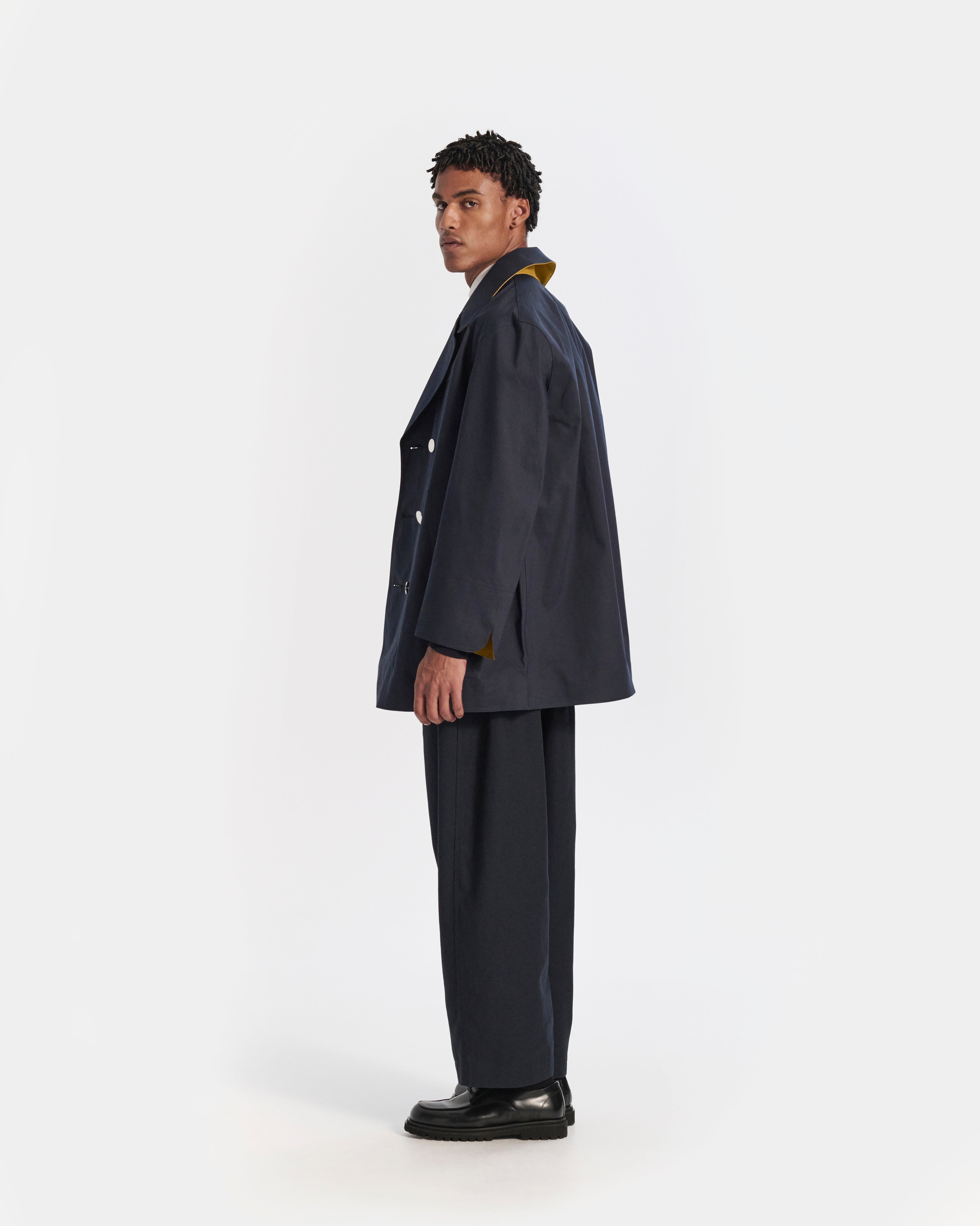 Canonbie Rubberised Double Breasted Coat - 6